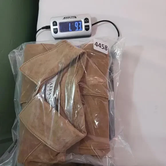 Alfani Petite Women's Brown Full Button Leather Jacket Pockets Size P - Picture 7 of 16